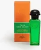 A bottle of Hermès Eau de Basilic Pourpre Eau de Cologne and its packaging are shown against a white background. Náhled obrázku produktu