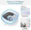 Wischmopp Set mit Eimer, 2 Kammersystem für Schmutz- & Produktbild-Vorschau 5