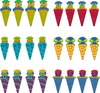 Oblique Unique Mini Zuckertüten Holz Konfetti Bunt für Produktbild-Vorschau 1