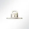 LYSEL® Drehverschluss Messing vernickelt mit Gegenplatte Produktbild-Vorschau 11