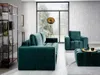 Sofagarnitur 3+1 Sitzer Hocker Garnituren Samt Stoff 3tlg Produktbild-Vorschau 4