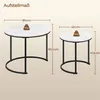 Yaheetech Couchtisch 2er Set, runder Beistelltisch Set, Produktbild-Vorschau 6