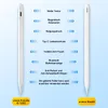 A graphic comparing two stylus pens with feature callouts. Produktbild-Vorschau