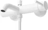 A white bathtub faucet with a shower hose attached, shown against a white background. Produktbild-Vorschau