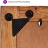 vidaXL Specchio 70x50 cm in legno massiccio antico e vetro Anteprima dell’immagine prodotto 9