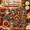 Diamond Painting Weihnachtsanhänger 12 Stück - DIY Produktbild-Vorschau 2