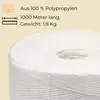 Kordelband Bindegarn 1000 m Kordel Schnur Weiß Paketschnur Produktbild-Vorschau 2