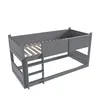 Merax Letto a castello 90x200 cm Letto triplo con rete a Anteprima dell’immagine prodotto 8