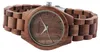 Excellanc Analog Damenuhr aus Holz in braun mit Produktbild-Vorschau 5
