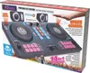 The image shows the packaging of a portable DJ station, with the product itself prominently displayed. Produktbild-Vorschau