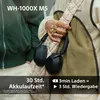 Kabelloser High-Resolution Kopfhörer WH-1000X M5 schwarz Produktbild-Vorschau 25