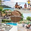 KOMFOTTEU 2.2M Sonnenschirm Hawaii, Strandschirm 30° Produktbild-Vorschau 7