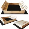 Bac à sable en bois avec bancs naturel 120cm Voir les images du produit 4