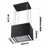 CIARRA Pinnacle Serie A+++ 700m³/h Ash Concrete Inselhaube Produktbild-Vorschau 9