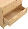 Komoda Flieks z 4 szufladami, rattanowa komoda z uchwytami Podgląd zdjęcia produktu 8