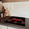 KitchenYeah© Herdabdeckplatte Kirsche - Rot - Frucht - Produktbild-Vorschau 5