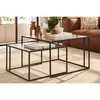 Miliboo - Ausziehbare Couchtische aus gehärtetem Glas und Produktbild-Vorschau 2