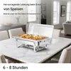 Forno per buffet FCH 2 pezzi in acciaio inox rettangolare 9 Anteprima dell’immagine prodotto 4