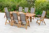 Merxx Gartenmöbel Set 9tlg., 8 Klappsessel, Produktbild-Vorschau 2