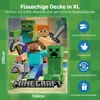 Minecraft Kuscheldecke für Jungen und Gamer - Extra große Produktbild-Vorschau 4