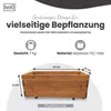 IvoQ Pflanzkasten aus Holz – 80 x 40 x 32 cm – Holz – Für Produktbild-Vorschau 2