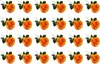 24 Stück Kunstblumen, künstliche Rosen Simone gelb orange Produktbild-Vorschau 1