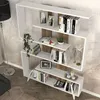 Skye Decor, Rain - Blanc, Noyer, Étagères de bureau, Blanc, Voir les images du produit 3