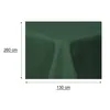 Tischdecke 130x260 cm grün dunkel eckig Leinenoptik Produktbild-Vorschau 4
