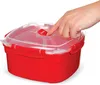 Sistema 1102, Parný varič, Červená, 2400 ml, Priehľadná, Náhľad obrázku produktu 12
