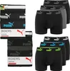 Puma Pánské Boxerky 6 Ks Bavlna Black Logo Mix Velikost M Náhled obrázku produktu 7