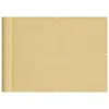 vidaXL Balkonsichtschutz Sandfarben 75x600 cm 100 % Produktbild-Vorschau 1