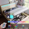 MODFU Lit Coffre 140x200 avec LED Contrôlées à Distance, Voir les images du produit 5