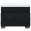 Maison Exclusive - Boxspringbett mit Matratze Schwarz Produktbild-Vorschau 4