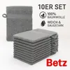 Betz 10 Stück Waschhandschuhe 16x21 cm PREMIUM 100% Produktbild-Vorschau 2