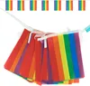Goodymax® Wimpelkette 7 m Regenbogen STREIFEN bunt Produktbild-Vorschau 1