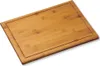 A wooden cutting board on a white background. Produktbild-Vorschau