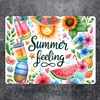 Sonne und Sommer Metallschild in 15x20 cm mit Spruch Summer Produktbild-Vorschau 2