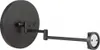 A black wall-mounted cosmetic mirror with an adjustable arm is shown against a white background. Produktbild-Vorschau