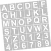 36-tlg. Schablonen Set Buchstaben & Zahlen – 3 Zoll, Produktbild-Vorschau 4