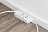 Meister Steckdosenleiste 3-fach 3er Set 3 m Kabel weiß Produktbild-Vorschau 3