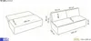 Schlafsofa mit Bettkasten – 3 Sitzer Sofa Couch mit Produktbild-Vorschau 3