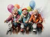 CALVENDO Puzzle Lustige Rentner - Mopedasflug | 1000 Teile Produktbild-Vorschau 3