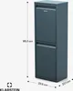 Klarstein Poubelle Double 36 L - Tri Sélectif Cuisine, 2 Voir les images du produit 7
