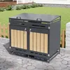 Mülltonnenbox mit hydraulischem Deckel, vertikale Produktbild-Vorschau 7