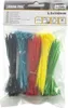 Set di fascette stringicavo 100x2,5 mm, 200 pz, multicolore Anteprima dell’immagine prodotto 2