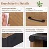 COSTWAY Couchtisch, Wohnzimmertisch mit ausziehbarer Produktbild-Vorschau 7