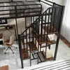 MODFU Lit Mezzanine Ado 120x200 cm - Lit Métal avec Bureau Voir les images du produit 9