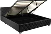 tectake® Polsterbett Daytona in Samtoptik mit Steppmuster Produktbild-Vorschau 5