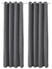 Beautissu Lot de 2 rideaux thermiques Anthracite Amelie TO, Voir les images du produit 1