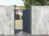 Gartentor Flügeltor - 103 x 166 cm - Aluminium - Anthrazit Produktbild-Vorschau 2